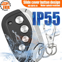 Controlador RF inalámbrico de 433MHz con Clonación de código Control remoto universal de 4 canales para acceso a la puerta
