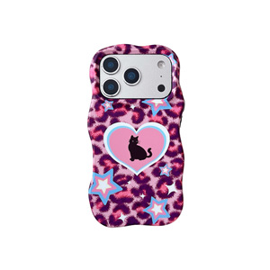 Custodia per <span class=keywords><strong>iPhone</strong></span> 17 Pro Max <span class=keywords><strong>con</strong></span> Stampa Leopardata Rosa e Gatto Nero a Cuore, Cover in PC Opaco per <span class=keywords><strong>iPhone</strong></span> 17 - Product Image 5