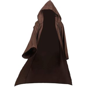 Disfraz de Obi Wan Kenobi Jedi para Adultos SINSEN, Túnica con Capucha, Uniforme de Cosplay para Hombre, Conjunto para Fiesta de Halloween - Product Image 2