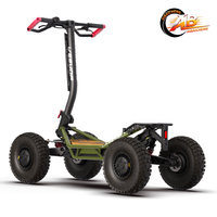 Scooter électrique tout-terrain VEEHOP à quatre roues motrices, pneus larges, pour adultes, aventure en plein air, fourni par l'usine