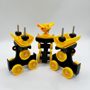 Rail de guidage en nylon plastique 002, accessoire jaune style A B, pièces de rail de levage robustes - Product Image 1