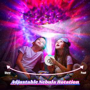 Vente chaude Smart Romantic Starry Sky Projecteur Veilleuse Idée Cadeau Parfait Té<span class=keywords><strong>l</strong></span>écommande Lampe pour Chambre Ambiance - Product Image 3