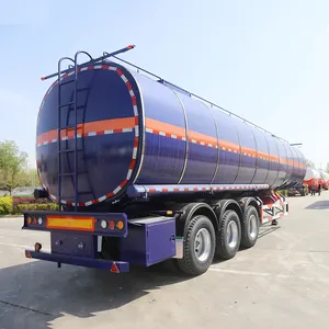 Goedkope Gloednieuwe 3 As Rvs Olie Brandstoftanker Tanks 60000l Oplegger Te Koop