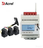 Compteur d'énergie Wi-Fi Acrel 3*100A avec CTS à noyau divisé, fonction DI/DO, enregistreur de données de puissance triphasé pour la surveillance de la consommation
