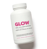 Gummies avancées Glow+ NAD + Collagène Anti-âge Hydratation de la peau Soutien des cheveux, des ongles et des articulations Vente en gros OEM