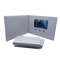 Brochure vidéo numérique LCD 7 pouces pour invitations, albums, prospectus, cartes de vœux de mariage et livres d'or - Vente en gros