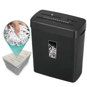 Großhandels preis CD222P 5-Blatt Micro Cut Office Shredder Papier/CD/Kreditkarte mit P-4 Hochsicherheits-Hochleistungs-Akten vernichter