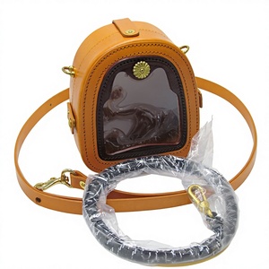 <span class=keywords><strong>Bolsa</strong></span> <span class=keywords><strong>de</strong></span> Almacenamiento <span class=keywords><strong>de</strong></span> Juguetes Pequeños, Hecha a Mano, Vintage, <span class=keywords><strong>de</strong></span> Lujo, <span class=keywords><strong>de</strong></span> Cuero Genuino, Clásica, con Ventana Transparente, Ecológica, Duradera, Retro - Product Image 3