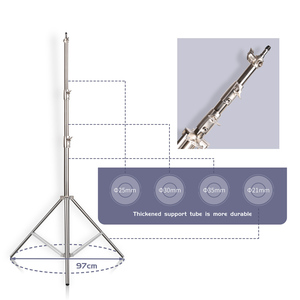 Support d'éclairage pliable en acier inoxydable de 2,9 m, trépied pour projecteur <span class=keywords><strong>Magic</strong></span> Leg, support C pour <span class=keywords><strong>studio</strong></span> photo - Product Image 4
