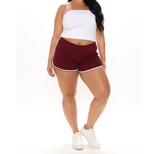 Completo Sportivo Slim da Donna: T-shirt e <span class=keywords><strong>Pantaloncini</strong></span> in Cotone Nero con Stampa Delfino per Jogging e Allenamento - Product Image 6