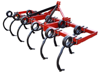 Cultivateur à ressort Classic SC pour le travail du sol / Cultivateur à dents en S de 5 pieds pour tracteur CAT1, attelage à 3 points 25HP+