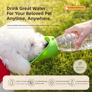 Bol d'eau portable pour animaux de compagnie, anti-fuite, pour les promenades en plein air, les voyages et la randonnée - Product Image 3