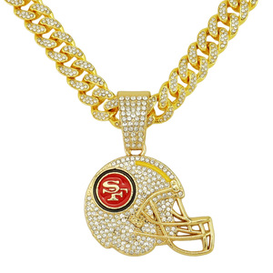 Customize San Francisco 49ers Team Helmet Party Football Helmets Necklace Hip Hop Charms Jewelry Sets| Alibaba.com Customize San Francisco 49ers Team Helmet Party Football Helmets Necklace Hip Hop Charms Jewelry Sets| Alibaba.com