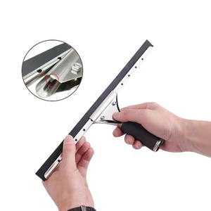 Raclette de vitres en acier inoxydable, appareil de nettoyage de verre, haute qualité, 25/35/40/45cm, avec large lame, vente en gros - Product Image 4