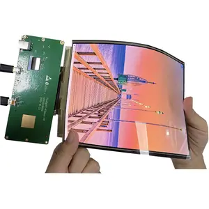 Layar Oled fleksibel Amoled 7.8 inci 1440*1920 Panel LCD perangkat dapat dipakai gulung dapat dilipat dengan antarmuka MIPI port