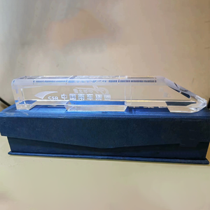 Cá nhân hoá tùy biến <span class=keywords><strong>3D</strong></span> laser Khắc Sáng Tạo pha lê Xe mô hình - Product Image 2