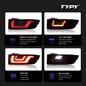 Feux arrière de voiture TYPY pour Land Rover Evoque 2012-2018, feux de jour à LED, 12V, mise à niveau de rétrofit - Product Image 3