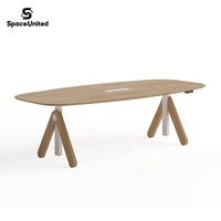 Tables et chaises de conférence de style américain SpaceUnited, tables de conférence modernes en bois