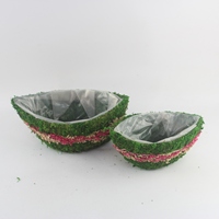Vente directe usine : Kits de propagation en rotin écologiques – Fournisseur de jardinières artisanales pour la décoration de jardin et de maison