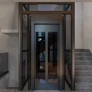 Уличная 3-этажная 4-этажная кабина из нержавеющей стали, гидравлические жилые дома для виллы, лифты из ПВХ для 2-6 человек - Product Image 3