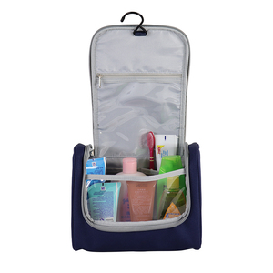 Wholesale Large Capacity 300d Cationic Cosmetic <b>Bag</b> Hanging Waterproof Hook Custom Logo Travel Portable Toiletry Organizer <b>Bag</b> - Product Image 2