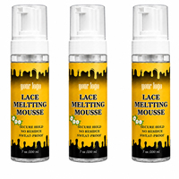 Mousse coiffante extra forte pour perruques, adhésif capillaire sans colle, effet fondant pour la dentelle, marque privée