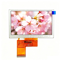 Module d'écran IPS personnalisé de 4,3 pouces, 800*480, interface RVB, large plage de température, OEM
