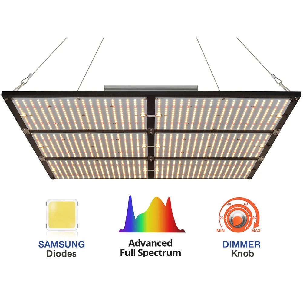 Coltivatore ad alta potenza 650W 720 W Samsung LM281B LM301H IR UV LED coltiva la luce a spettro completo 720 watt LED lampade in crescita