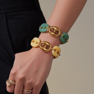 ชุดต่างหูผีเสื้อและสร้อยข้อมือสแตนเลสชุบทองคำขาวทันสมัยสำหรับวันครบรอบของผู้หญิง <span class=keywords><strong>JoJo</strong></span> - Product Image 4