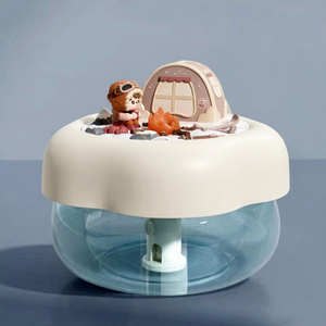 2026 Portable Ultrasonic <b>Aroma</b> <b>Diffuser</b> 1800mAh Rechargeable Mist Maker with Night Light Household Use - Product Image 1