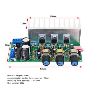 Placa Amplificadora de Potencia 2.1 TDA2050+TDA2030A, Módulo de Sonido para Altavoz Subwoofer de Bajo Ruido y Alta Fidelidad - Product Image 2