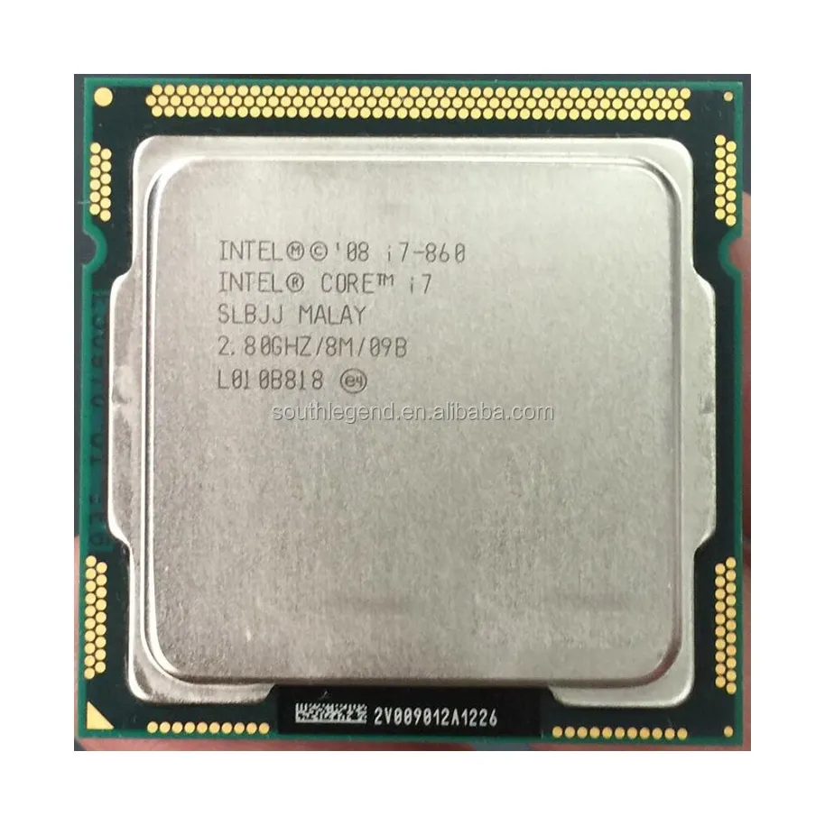 Verwendeter Intel Core i7-860 SLBJJ Sockel 1156 Cpu i7
