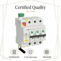 Disjoncteur intelligent Wi-Fi MCB industriel ou domestique 1P 2P 3P 4P 63A de Chine