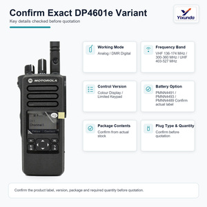 Radio Bidireccional Digital <span class=keywords><strong>Motorola</strong></span> DP4601e Original, VHF 5W o UHF 4W, Pantalla a Color, IP68, <span class=keywords><strong>para</strong></span> Almacenes, Logística, Kit de Suministro - Product Image 5