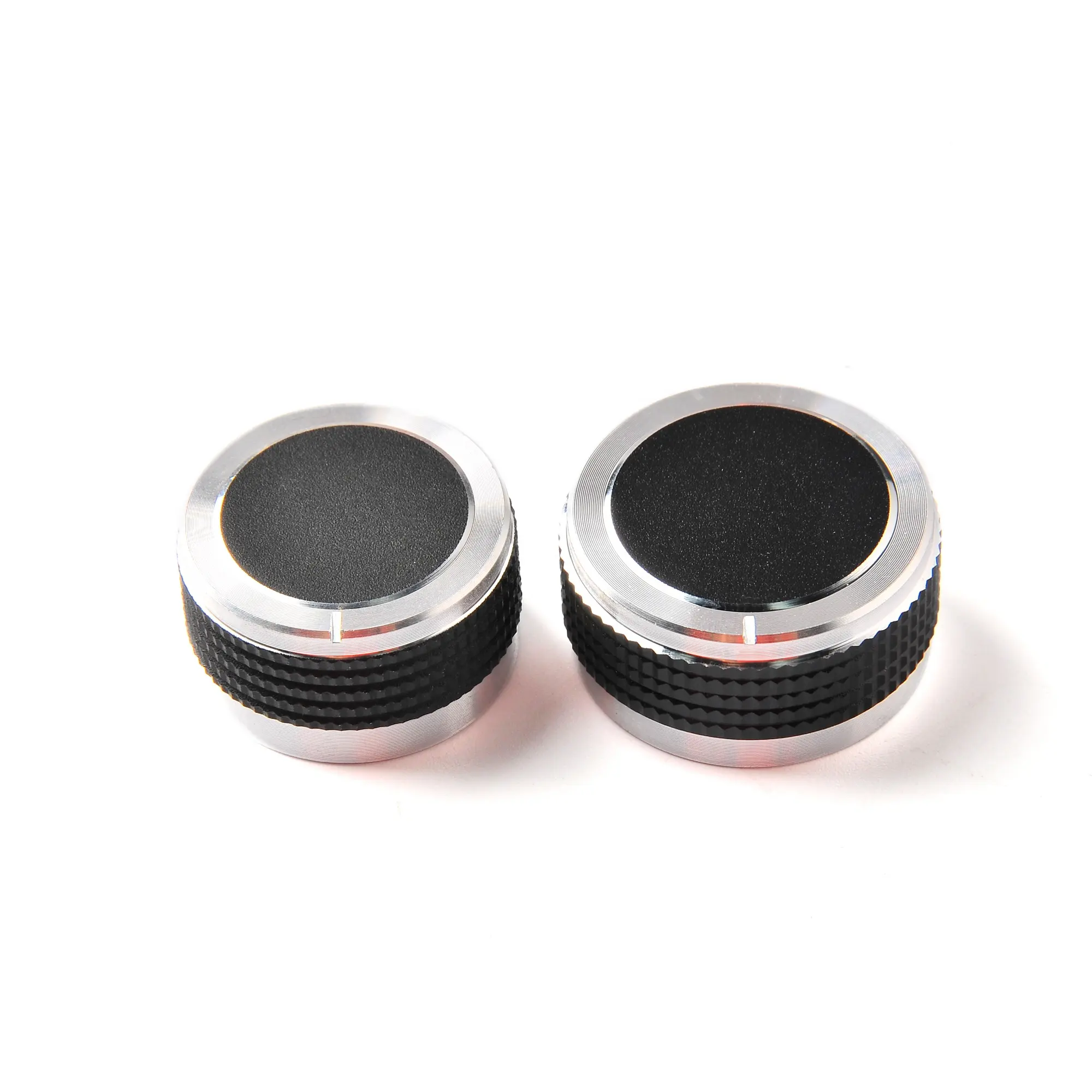 Bouton rotatif pour contrôle du Volume Audio, 2 pièces 26x13mm, bouton en aluminium de haute qualité