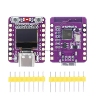 Papan Pengembangan MINI ESP32-C3 Modul Wifi 2.4G dengan Layar OLED 0.42 Inci