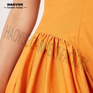 Mini vestido Puffball con cuello alto y cintura caída para <span class=keywords><strong>mujer</strong></span> en naranja <span class=keywords><strong>Mango</strong></span> - Product Image 4