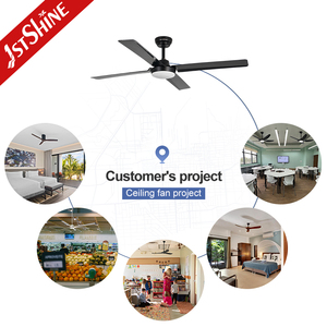 Ventilateur de <span class=keywords><strong>plafond</strong></span> 1stshine avec pales en ABS, qualité commerciale, personnalisable OEM/ODM, moteur DC innovant à économie d'énergie avec lumière LED - Product Image 5