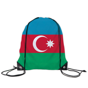 Custom Logo Drawstring Sportpacks Pocket Azerbaijan Wholesale Advertising Storage Bag Spot Color Print for Students Sport