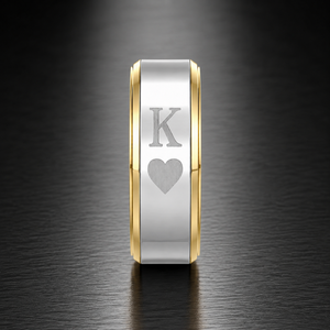 JLM Venta al por Mayor Anillos Personalizados <span class=keywords><strong>de</strong></span> Acero <span class=keywords><strong>de</strong></span> Titanio con Baño <span class=keywords><strong>de</strong></span> Oro <span class=keywords><strong>de</strong></span> 18K que No se Desvanecen, Anillos a Juego <span class=keywords><strong>para</strong></span> Parejas, <span class=keywords><strong>Anillo</strong></span> <span class=keywords><strong>de</strong></span> <span class=keywords><strong>Promesa</strong></span> <span class=keywords><strong>de</strong></span> Boda, Joyería, Regalo, Fiesta - Product Image 2