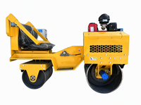 Compacteur vibrant à double tambour 6HP pour asphalte et sol