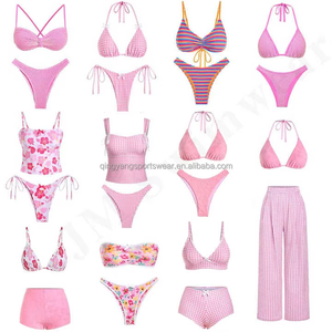 ชุดว่ายน้ำไมโครบิกินี่เซ็กซี่สำหรับผู้หญิง ปี 2023 แบบสองชิ้น ลายเสือดาวและลายสก็อต สไตล์บราซิลเลียนบิกินี่สำหรับสาวๆ - Product Image 4