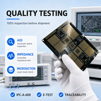 Fabricant de cartes PCB pour serveurs IA - Carte multicouche à faible perte, contrôlée en impédance, PCBA personnalisée pour applications haute fréquence, surface ENIG