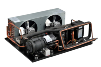 Unidad Condensadora R404a de 1.5HP, Enfriador de Agua Móvil para Restaurantes con Motor y Bomba, 220-240V, 1 Año de Garantía