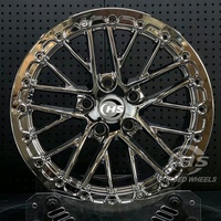 Jantes forgées chromées Beadlock pour course de dragster, jantes forgées sur mesure pour Corvette C7 C8 Z06 CTS-V Mustang GT GT500 Camaro
