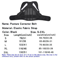 Ceinture de soutien lombaire réglable et respirante de haute qualité pour hommes et femmes – Correcteur de posture et soutien dorsal