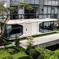 Maison Modulaire Personnalisable à Deux Chambres Style Ferme Moderne, Cabane Familiale, Maison Conteneur, pour Complexes Hôteliers, Zones Scéniques, Glamping de Luxe en Plein Air