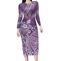 Haute qualité personnalisé Samoa Tonga Puletasi robe pour femmes grande taille ourlet irrégulier demi manches tenue décontractée 2 pièces été avant