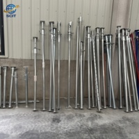 Punta de Horquilla de Alta Capacidad de Carga, Tuerca de Base para Trípode, Accesorios y Piezas para Sistema de Encofrado de Construcción, Punta de Acero Ajustable