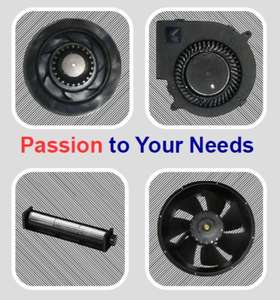 Ventilador Crown 12025 T12 DC para servidor personalizable OEM sin escobillas con aspas de plástico - Product Image 5